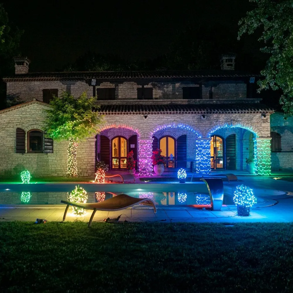 Электрогирлянда новогодняя Twinkly TWS600SPP-BEU 48 м 600 LED со стартовым шнуром, фотография 5