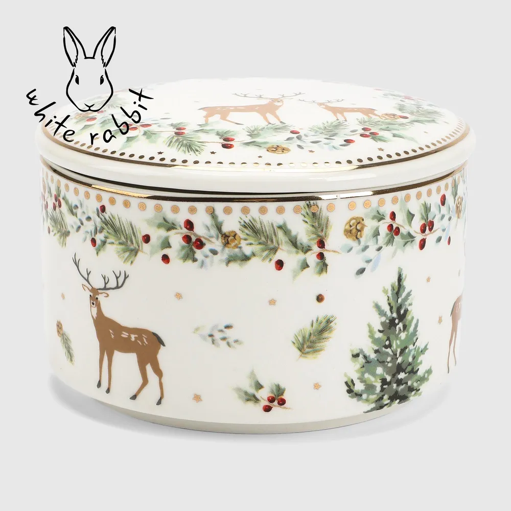 White Rabbit — Коробка White Rabbit Deer для конфет 11х11х7,2 см