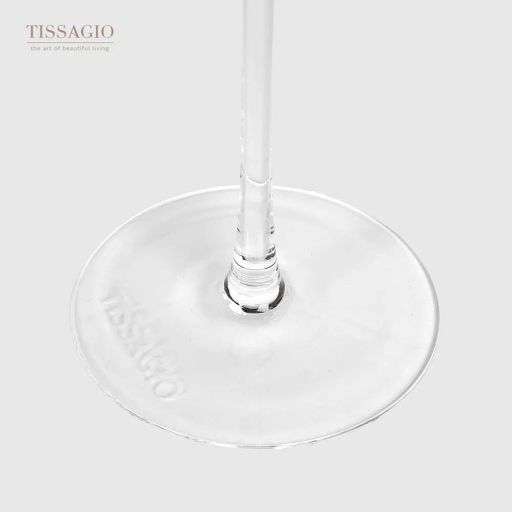 Набор бокалов для шампанского Tissagio из хрустального стекла, 480 мл, 2 персоны, фотография 4